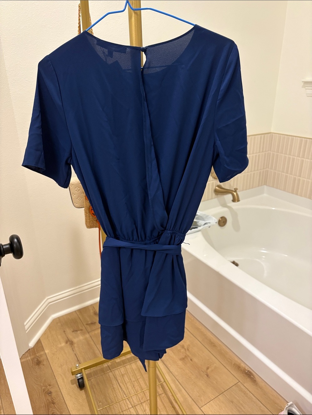 Navy Romper - Picture 4 of 4